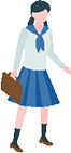 町のイラスト