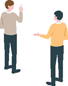 町のイラスト
